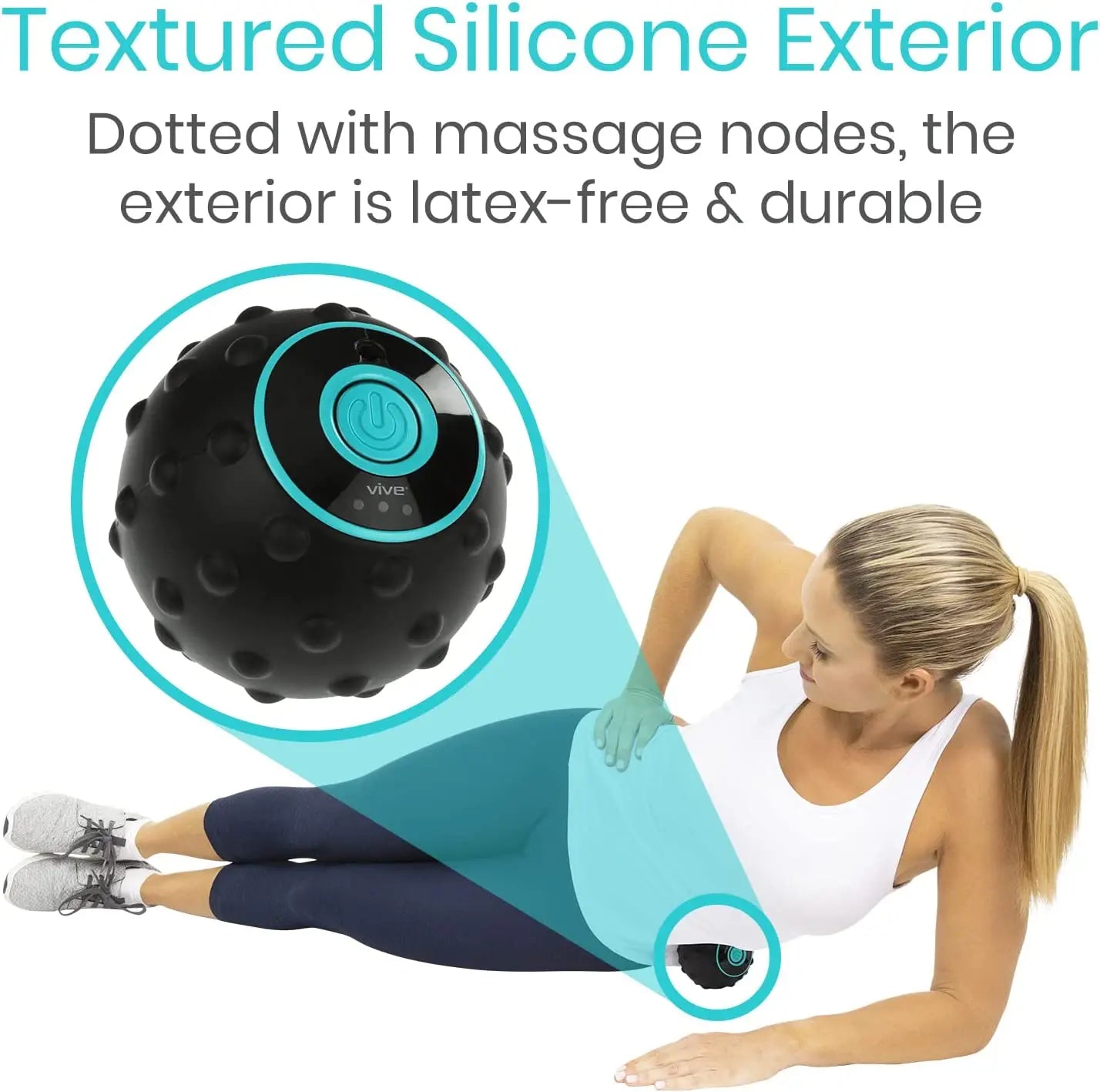 Balle de massage chauffante Lumora – détails et dimensions