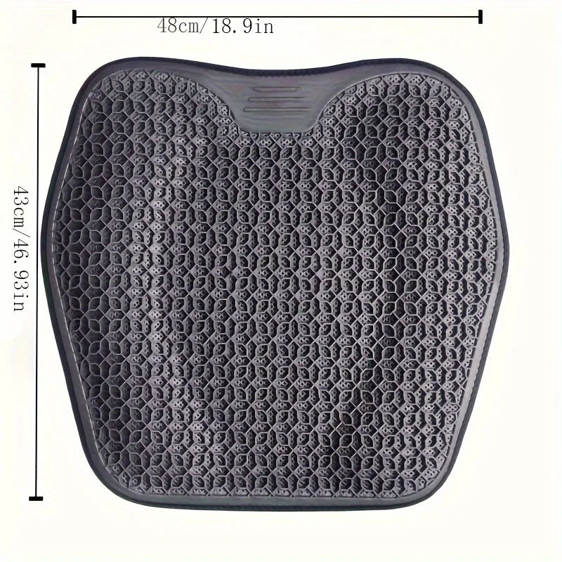 Coussin d’assise ergonomique en gel Lumora – confort et posture