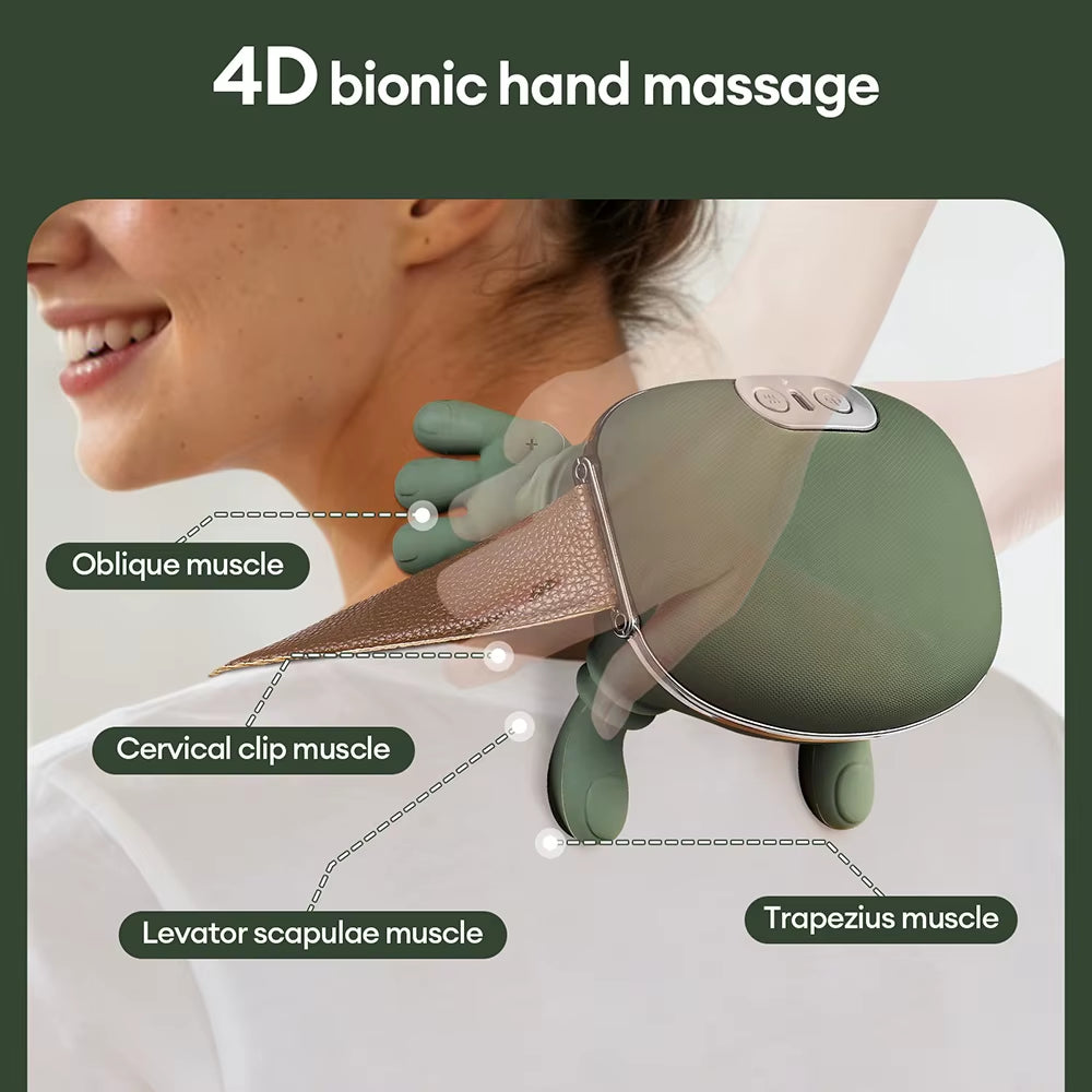 Massage ciblé de la nuque et des épaules avec Lumora