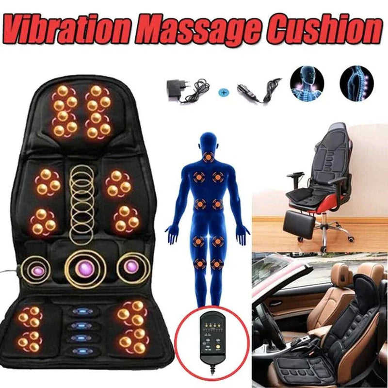 Coussin de Siège Massant Rechargeable – 8 Intensités