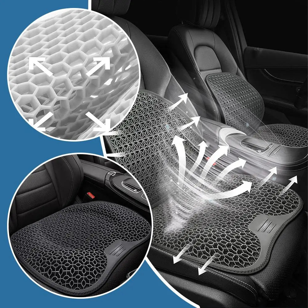 Coussin d’assise ergonomique en gel Lumora – confort et posture