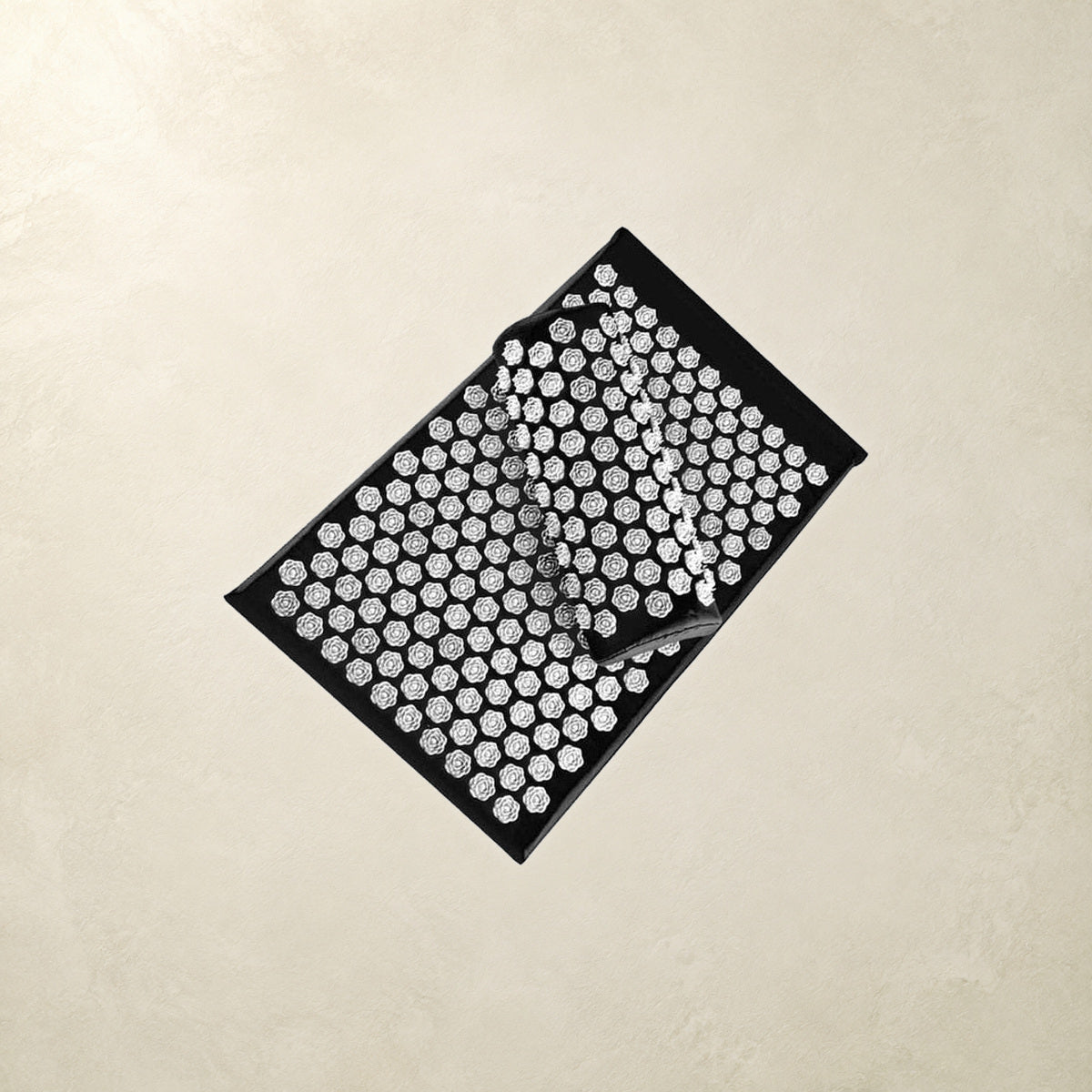 Tapis et coussin d’acupression Noir sur fond Lumora