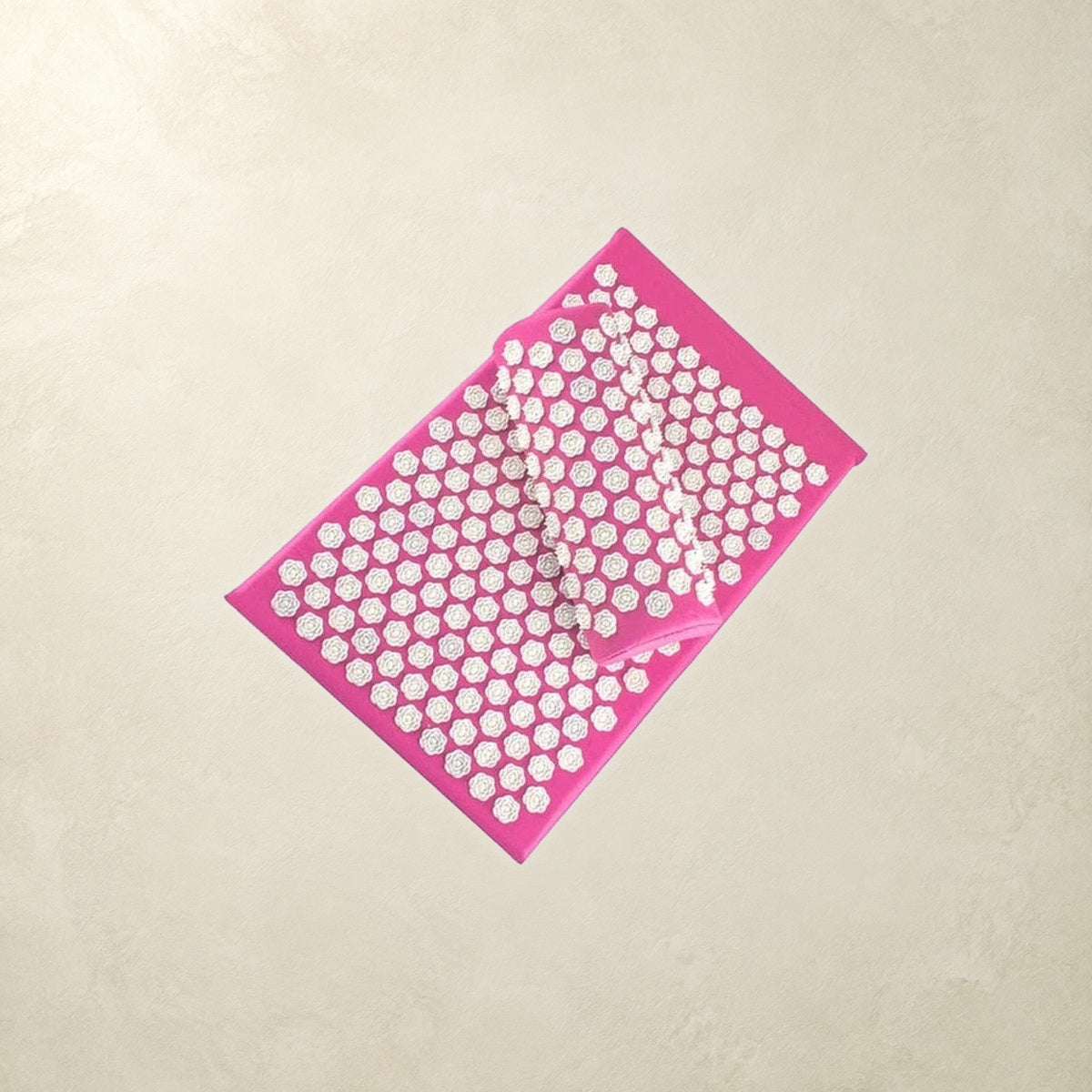 Tapis et coussin d’acupression Rose sur fond Lumora