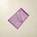 Tapis et coussin d’acupression Violet sur fond Lumora